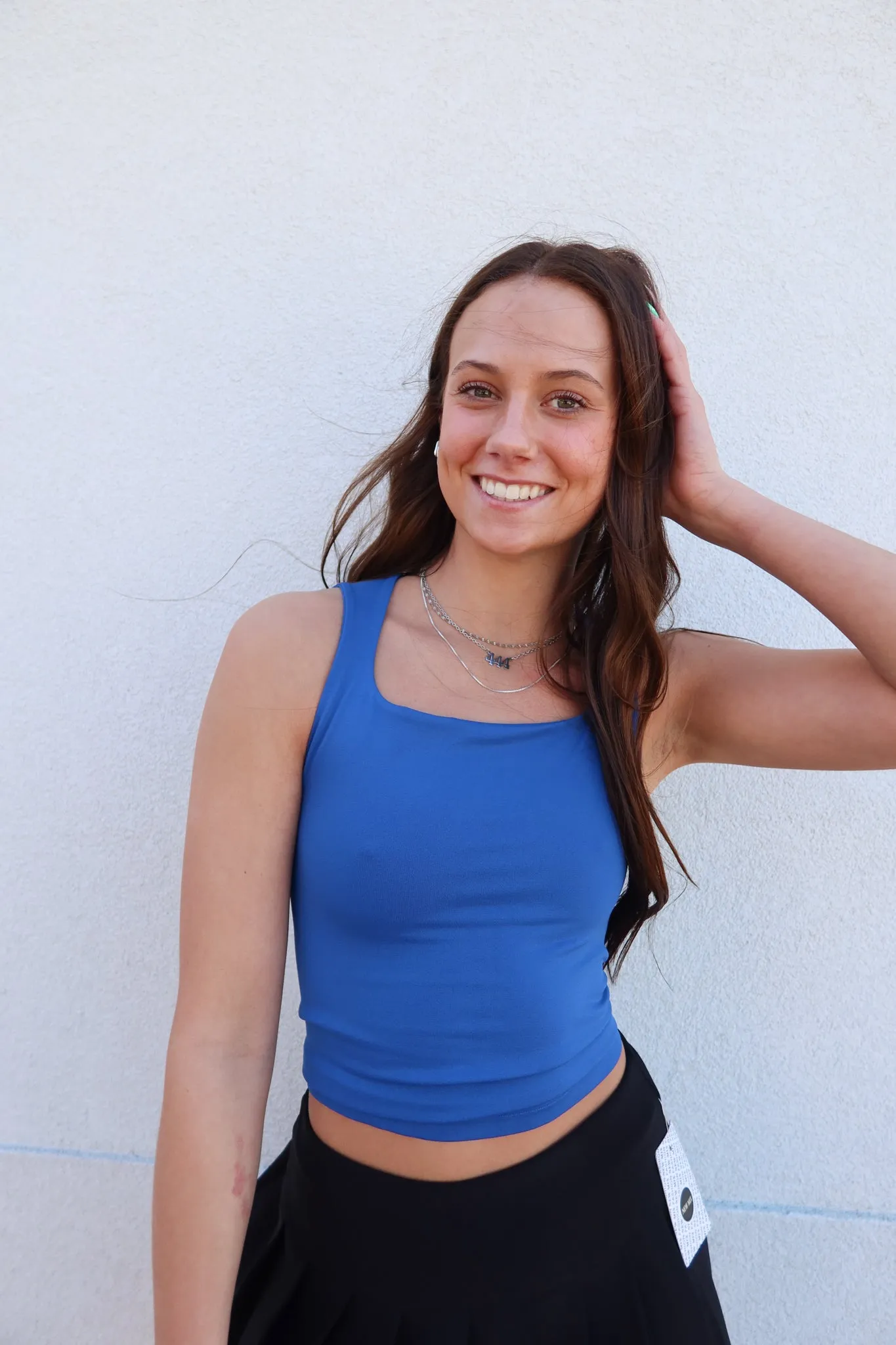 Petal Wear Blue Tank