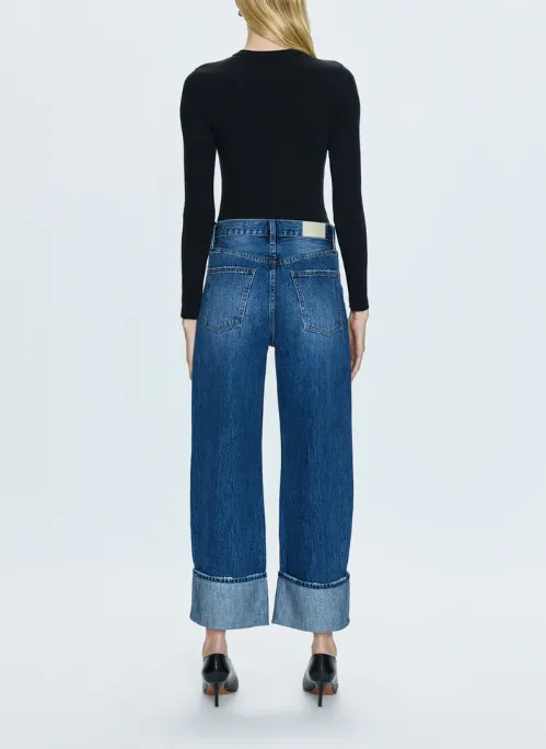Pistola Ryder High Rise Cuffed Straight Jean