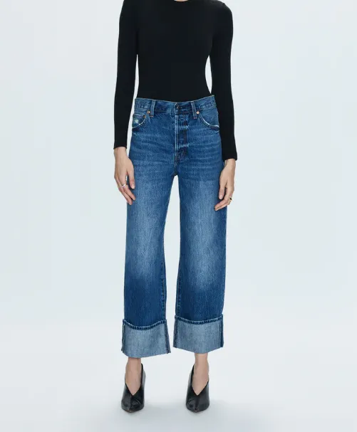 Pistola Ryder High Rise Cuffed Straight Jean