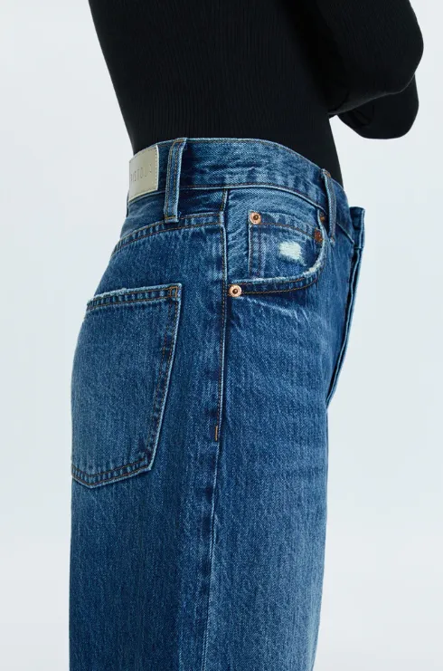 Pistola Ryder High Rise Cuffed Straight Jean