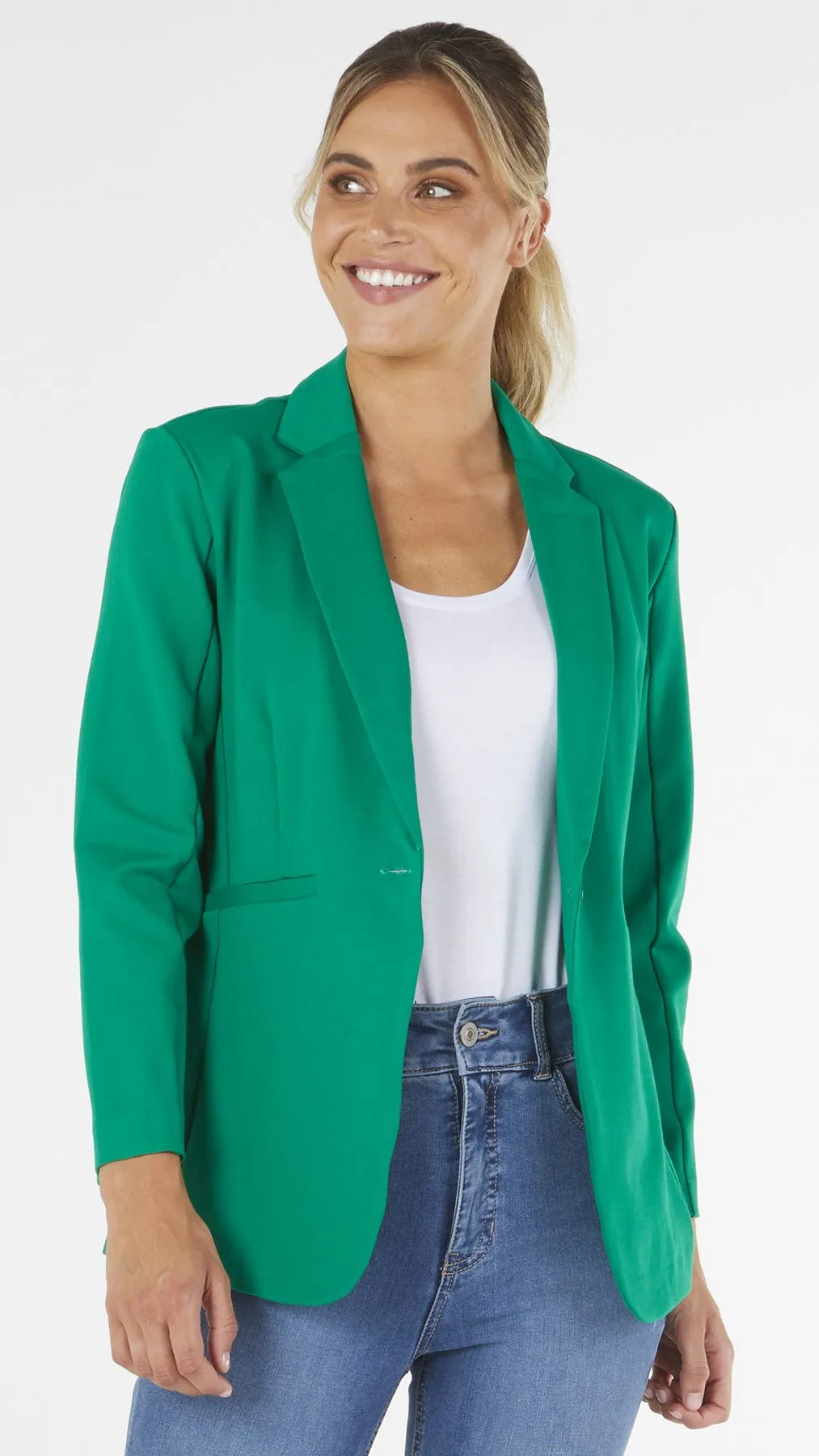 Portsea Blazer - Emerald