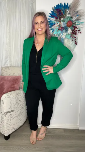Portsea Blazer - Emerald