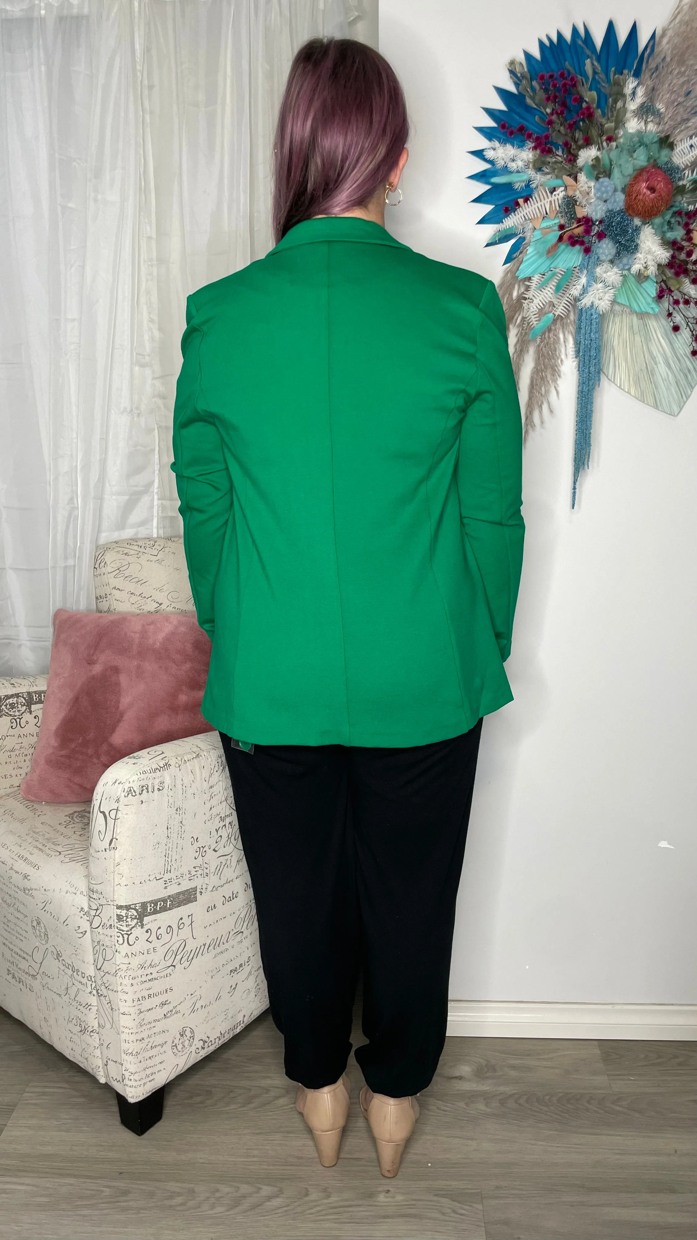 Portsea Blazer - Emerald