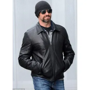 PREMIUM LEATHER JACKET WORN BY HUGH JACKMAN | HUGH JACKMAN PREMIUM LEATHER JACKET