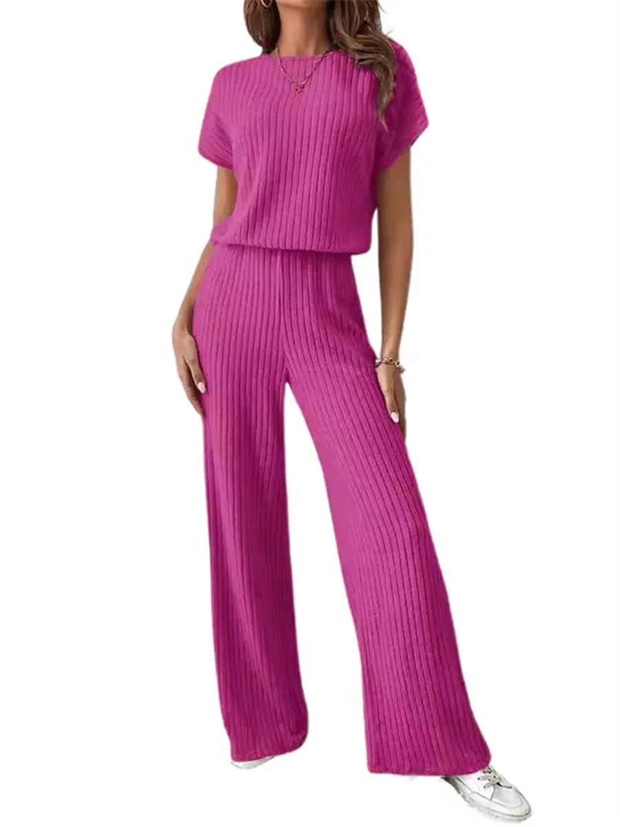 Ribbed Knit Loungewear Set | LILA