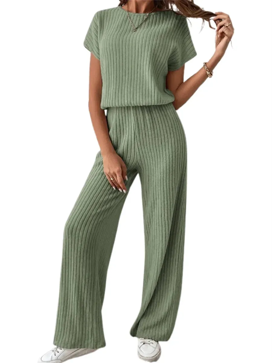 Ribbed Knit Loungewear Set | LILA