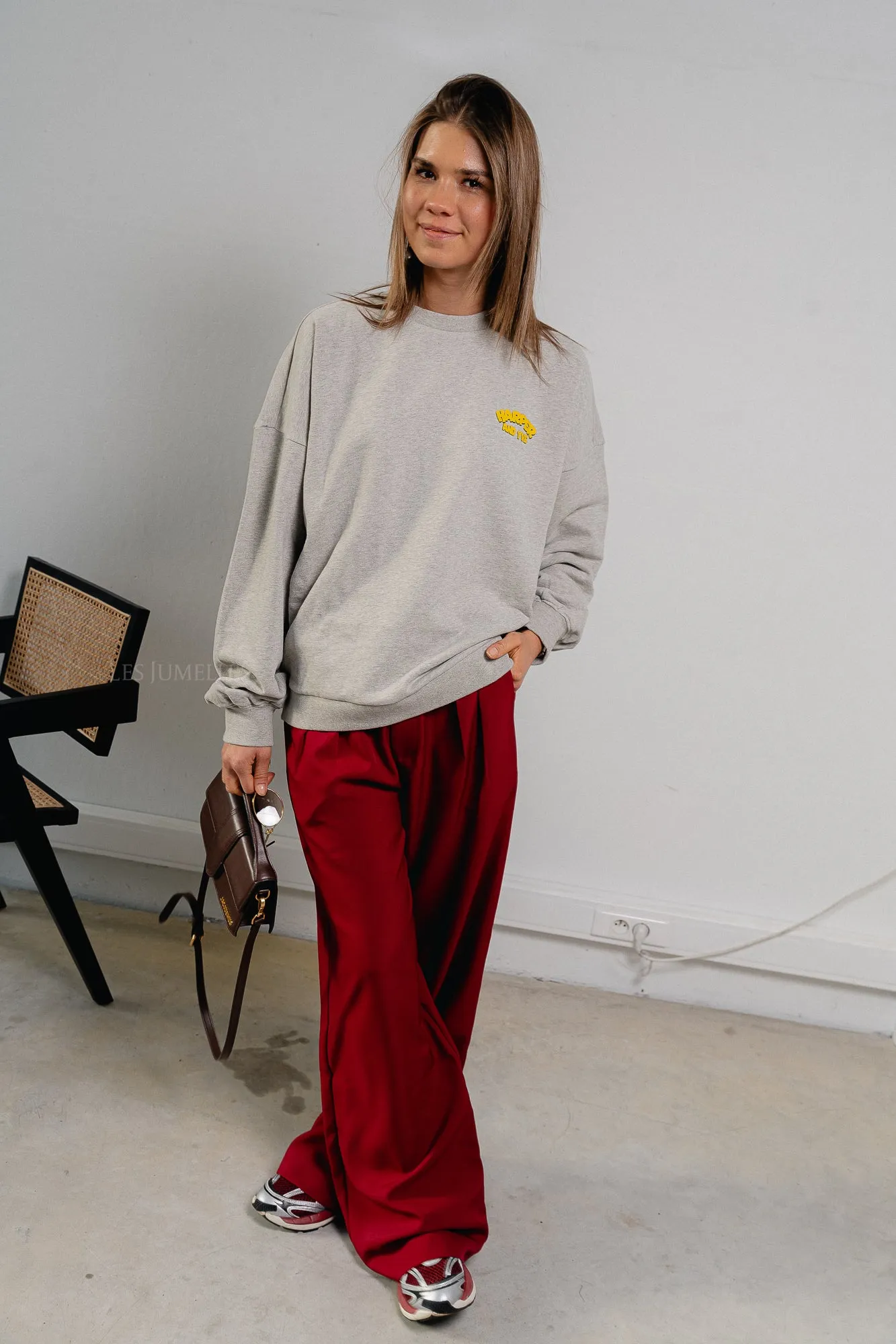 Rollthedice sweater grey melange