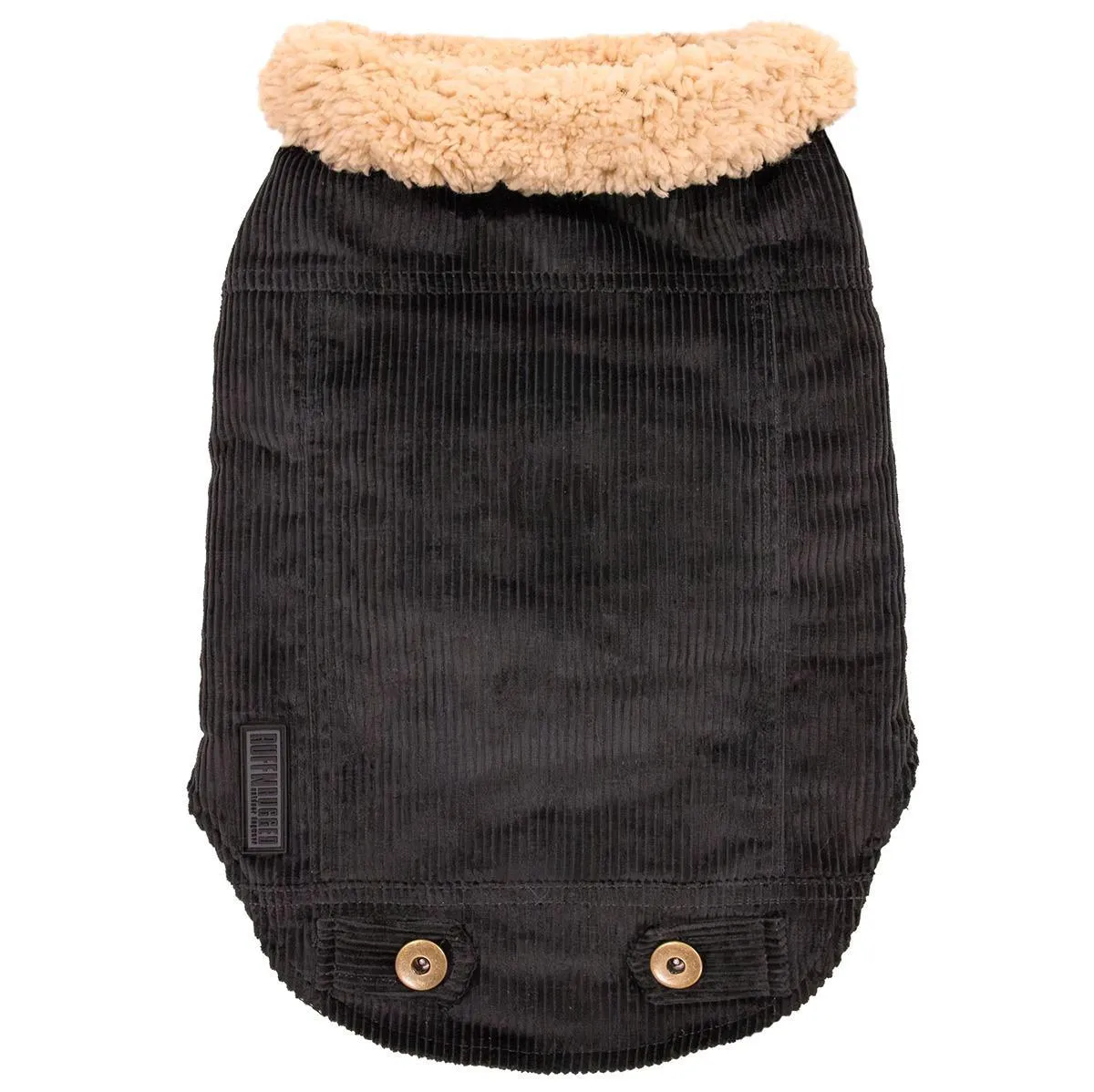 Ruff n Rugged Corduroy Dog Jacket Steel Grey