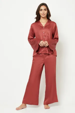Rust Solid Loungewear