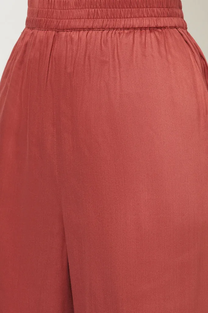 Rust Solid Loungewear