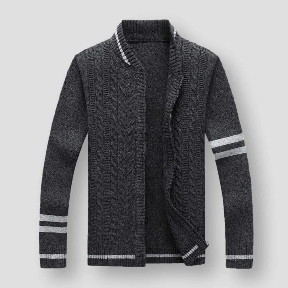 Saint Morris Vence Striped Cardigan