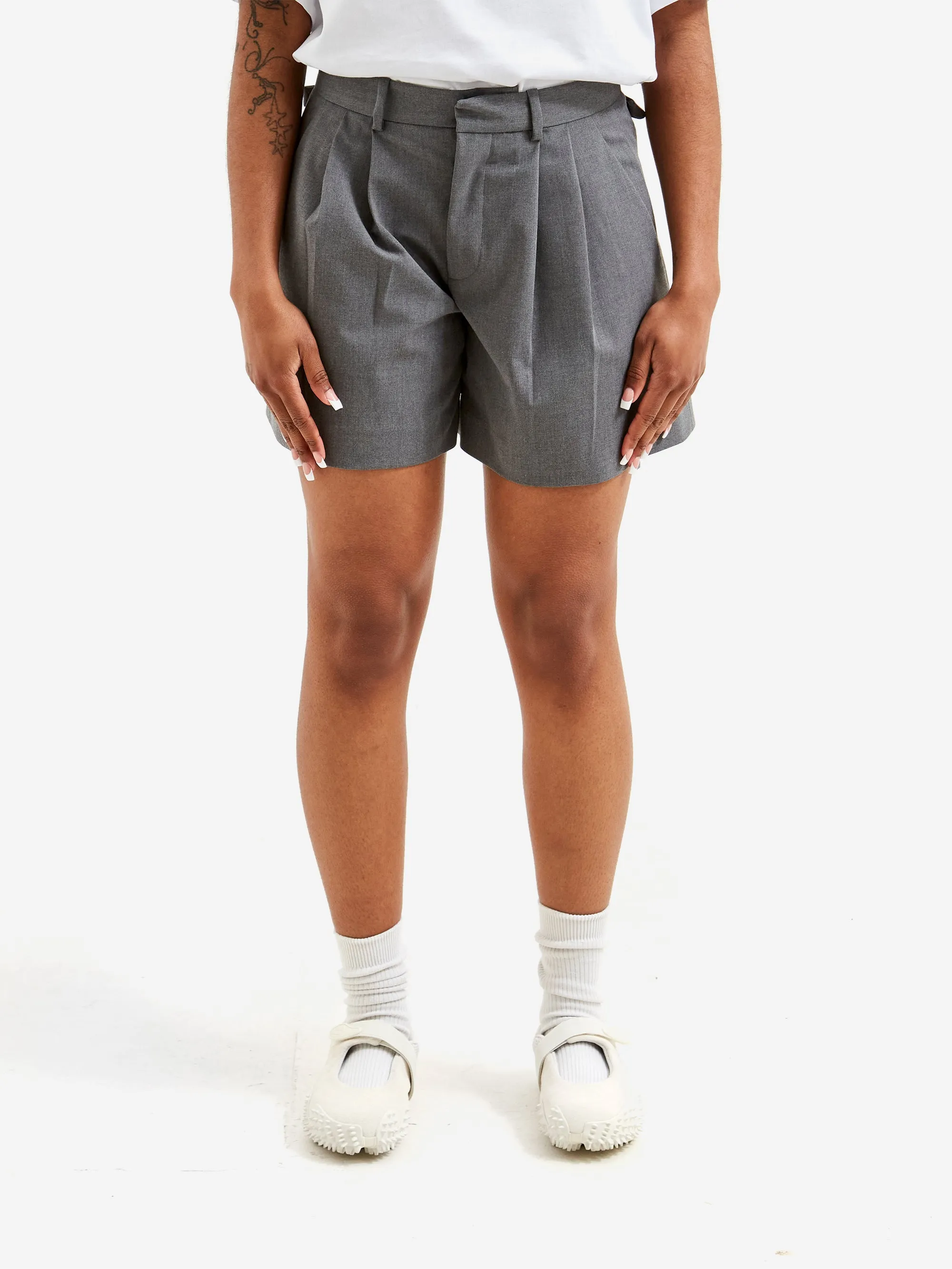 Sandy Liang Hinoki Shorts - Grey