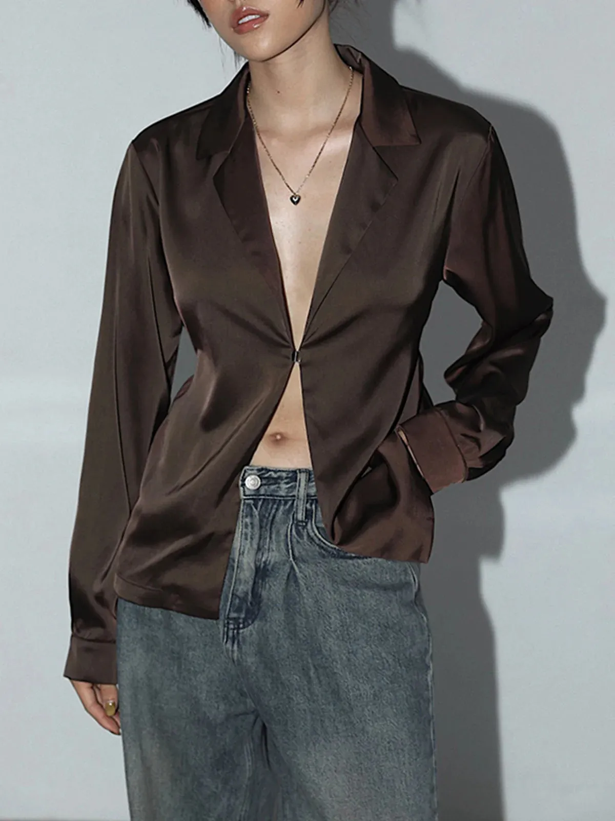 Structured Detail Cardigan Top