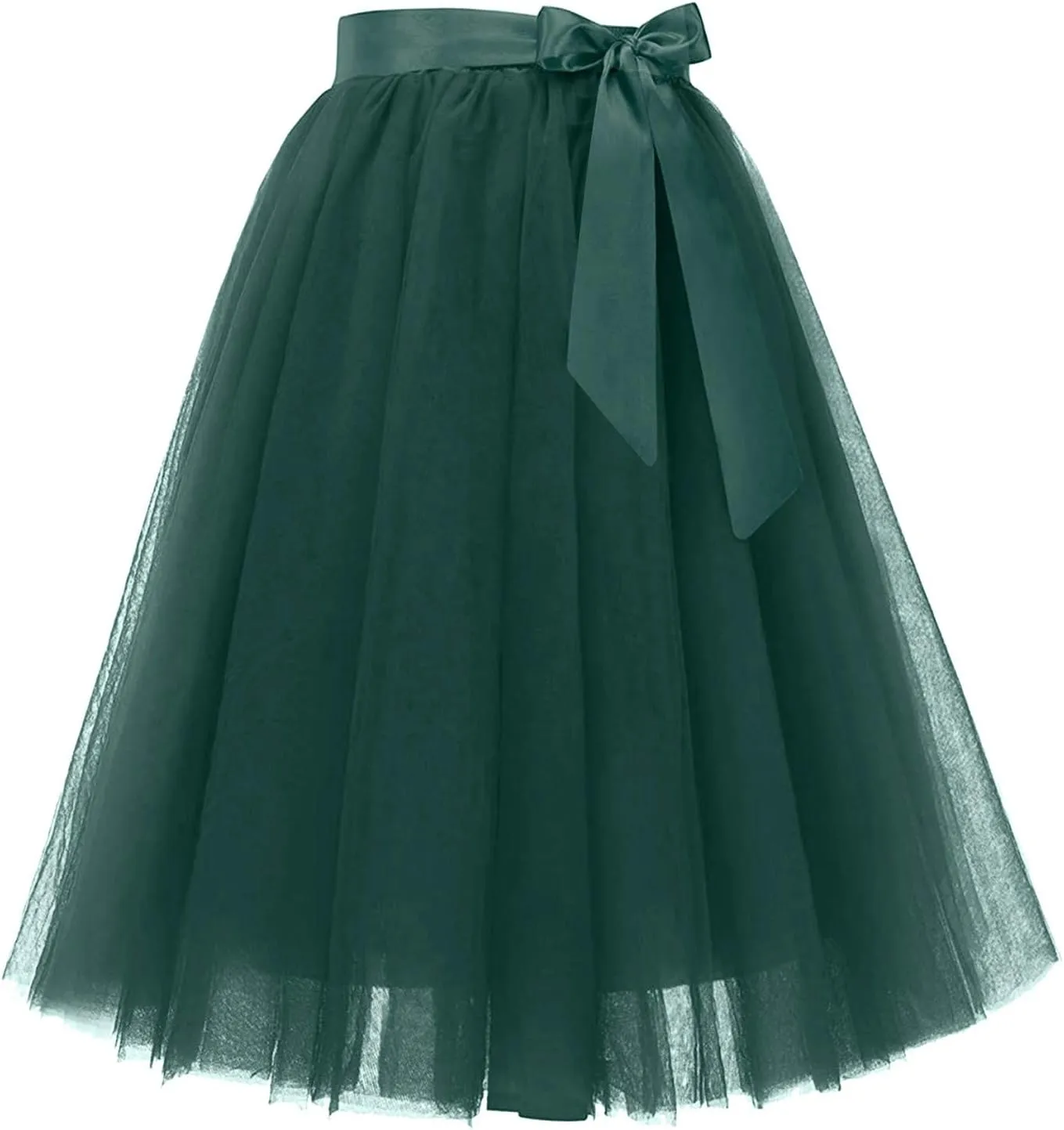 Table Skirt Casual Versatile Stretchy Women's Flared Skater A-line Skirt Mini Skirt Overall Dresses for Women