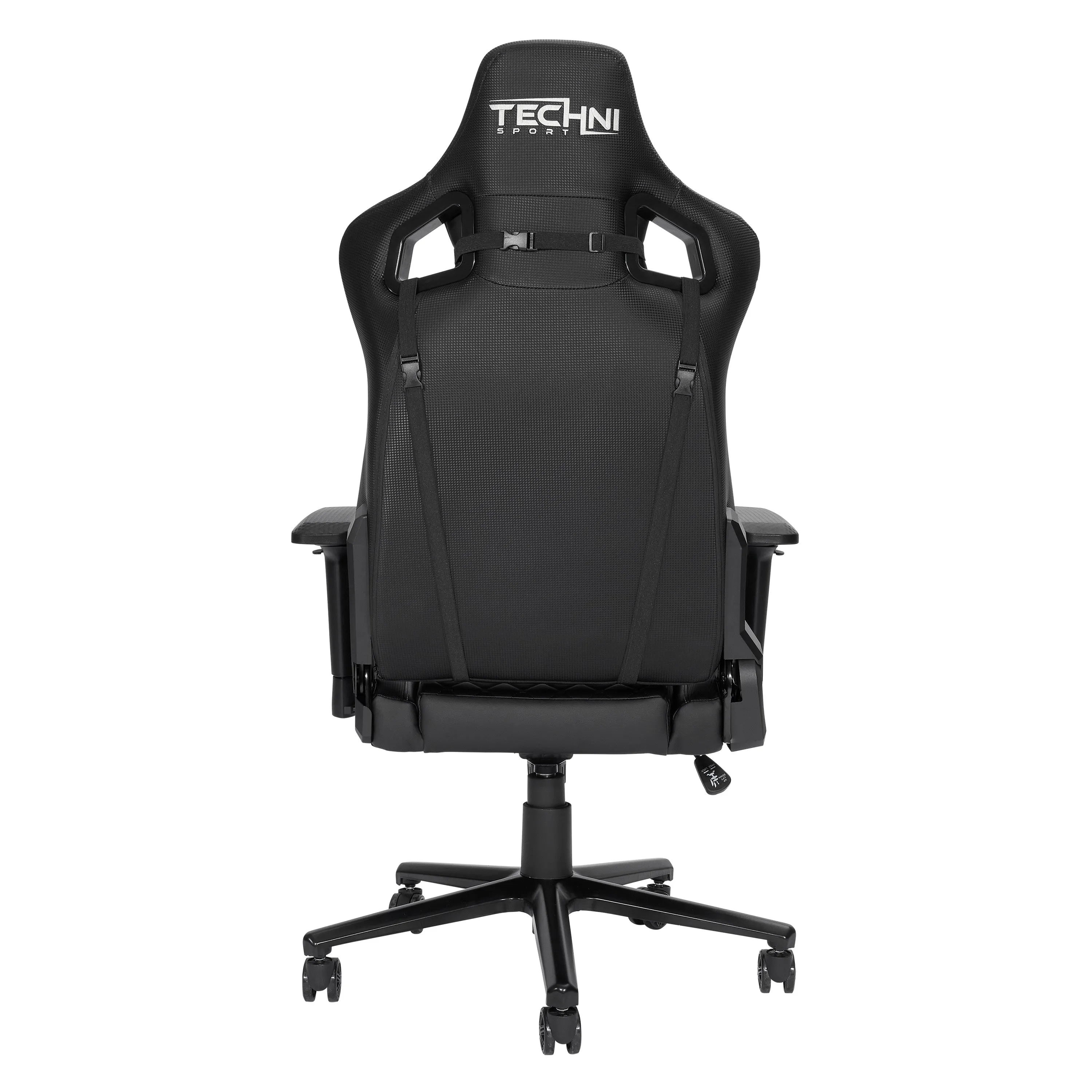 Techni Sport TS-83 Ergonomic High Back Racer Style PC Gaming Chair, Black PU Leather