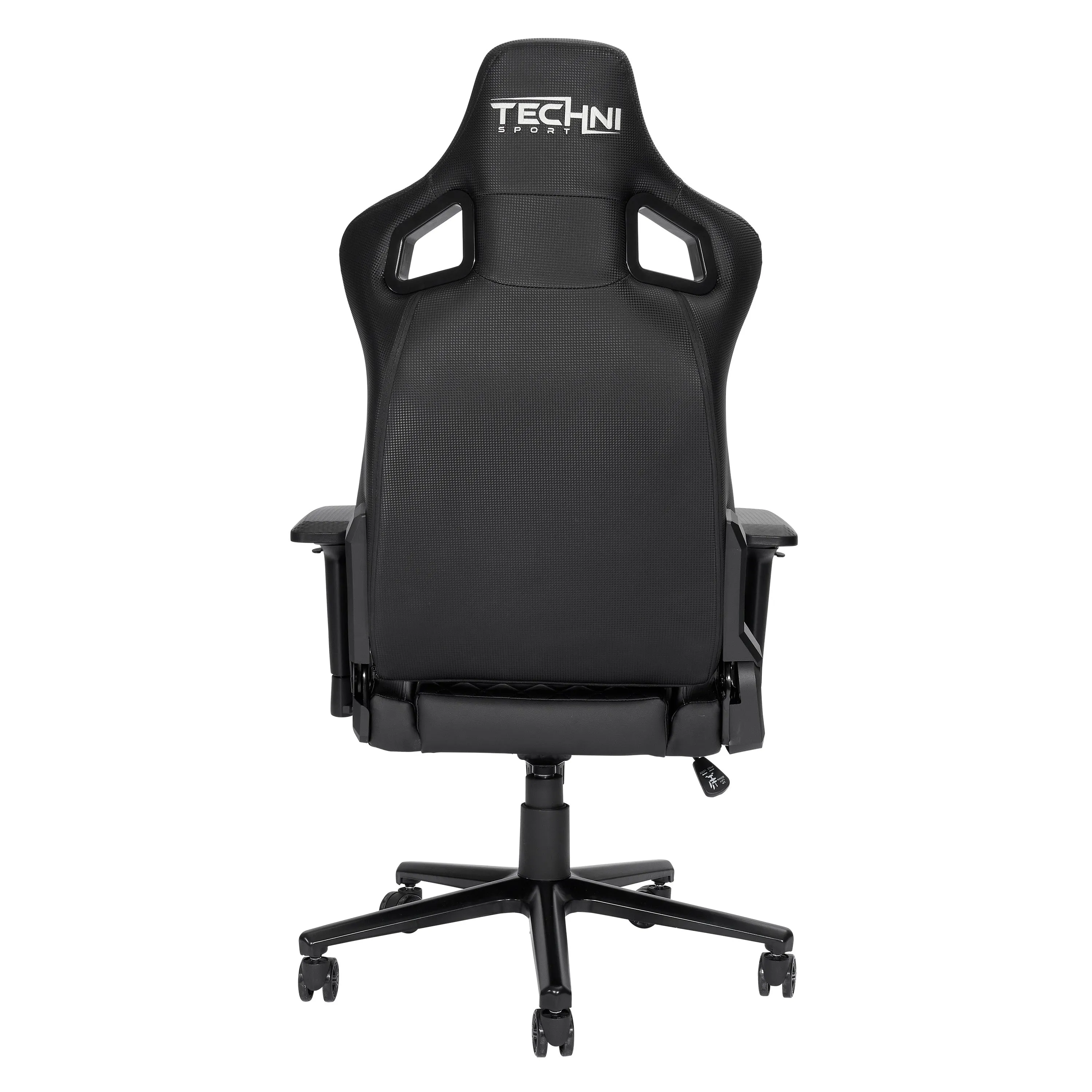 Techni Sport TS-83 Ergonomic High Back Racer Style PC Gaming Chair, Black PU Leather