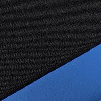 Techni Sport TSF-71 Fabric Office-PC Gaming Chair, Black and Blue PU Leather
