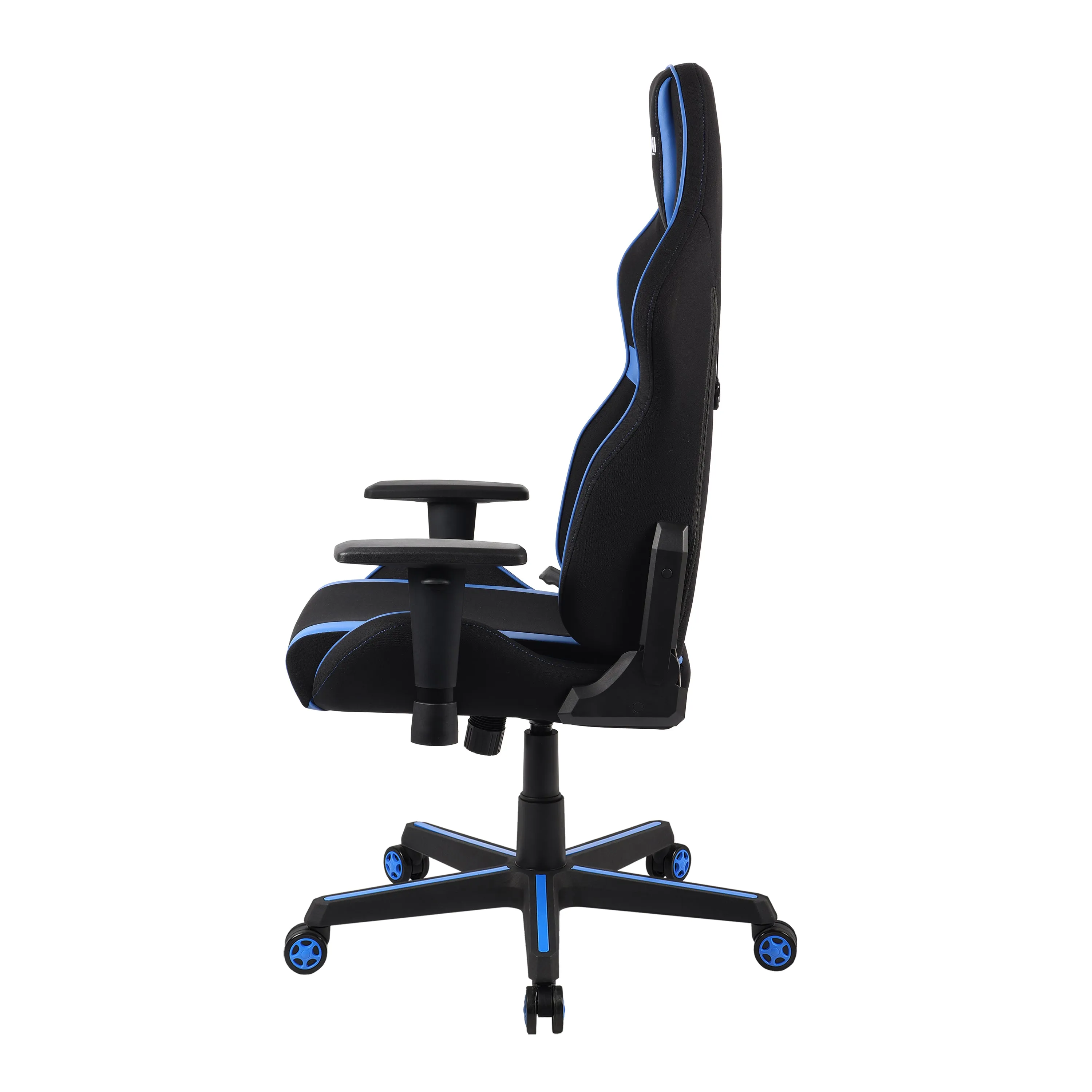 Techni Sport TSF-71 Fabric Office-PC Gaming Chair, Black and Blue PU Leather