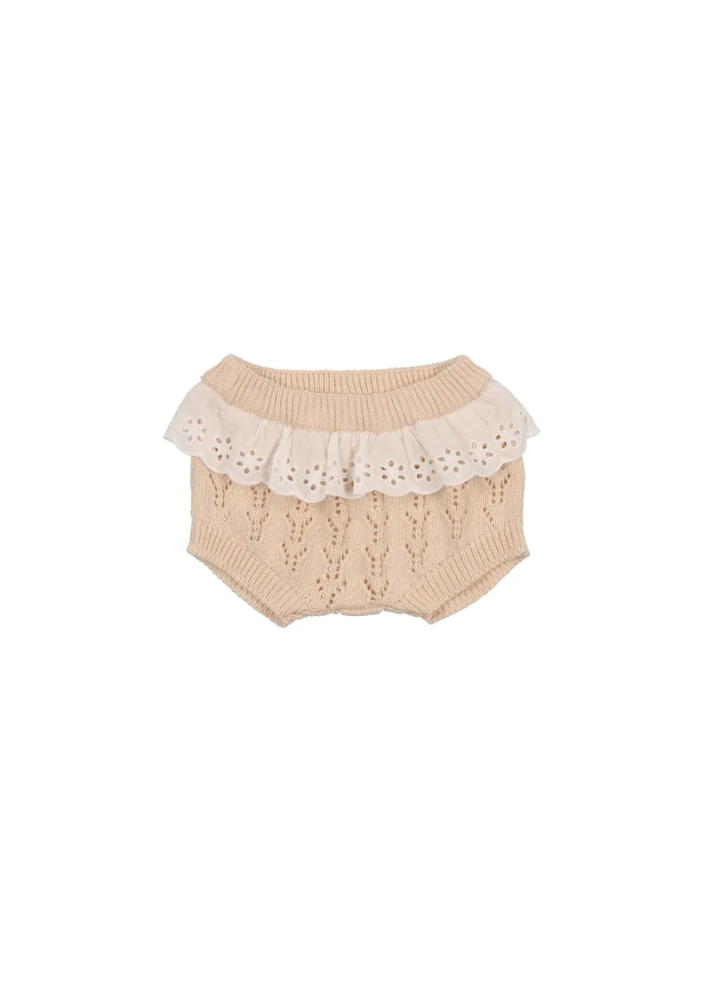 The New Society Baby Natural Rodney Cardigan   Bloomer Set