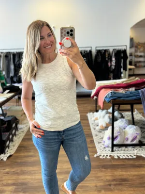 The Rowan Tank Top - Off White