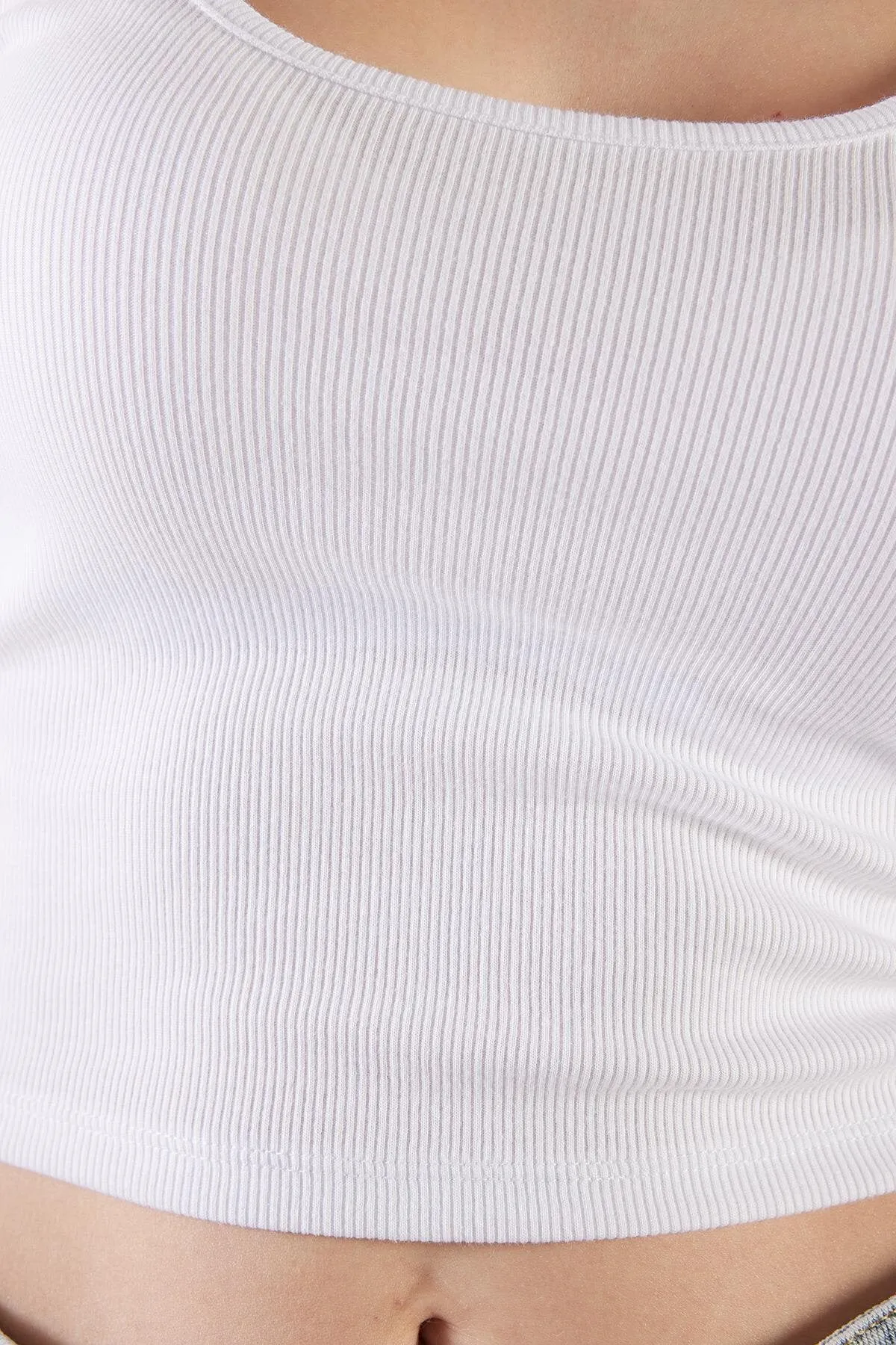 U-Neck Modal Crop Top