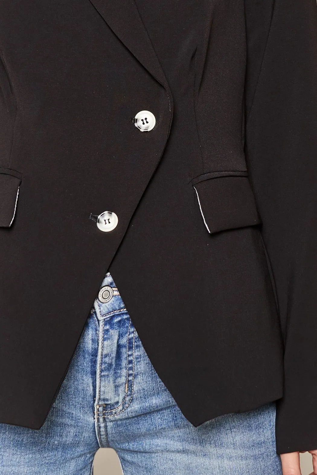 Uptown Girl Asymmetrical Blazer