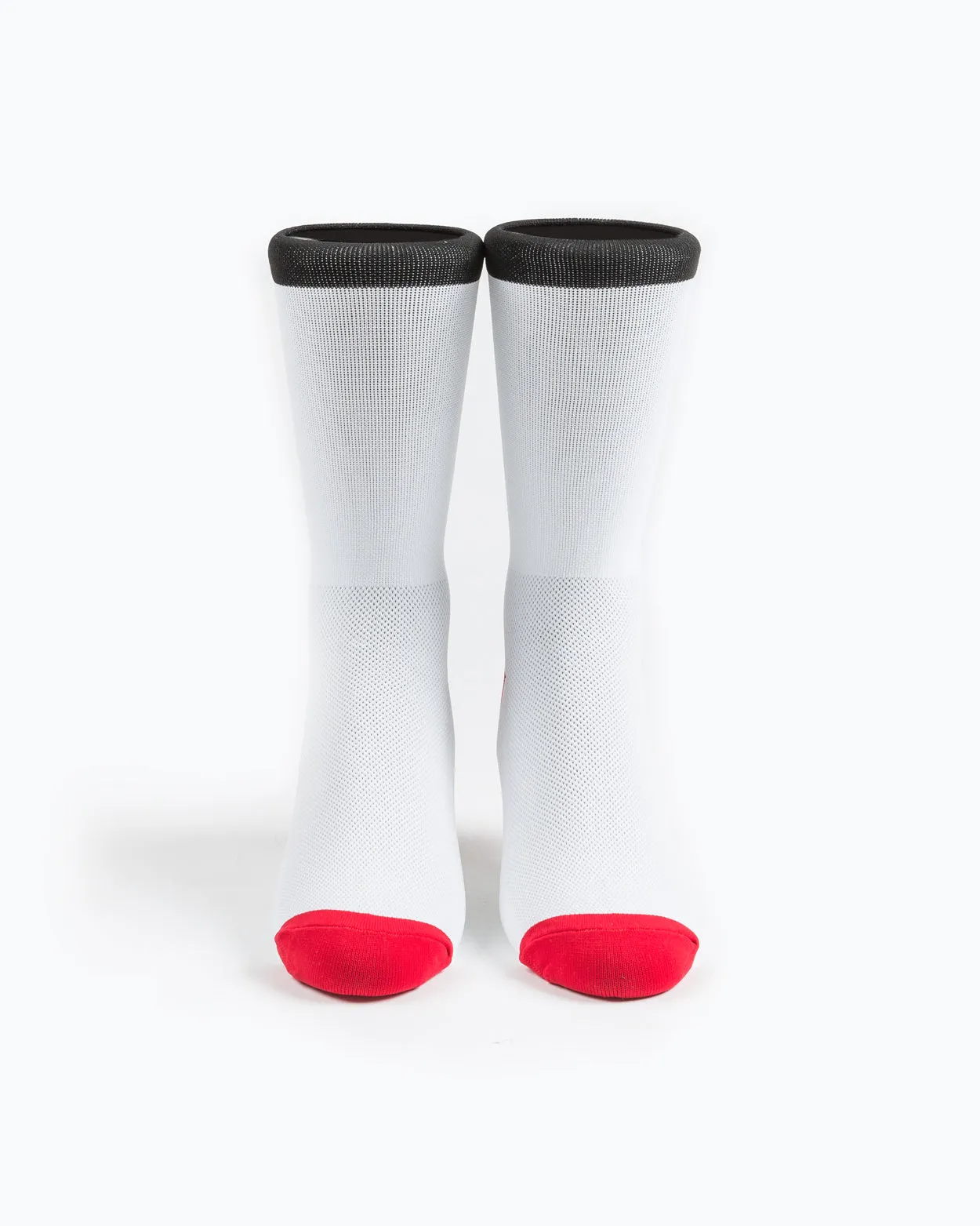White/Red UPR PRK Socks