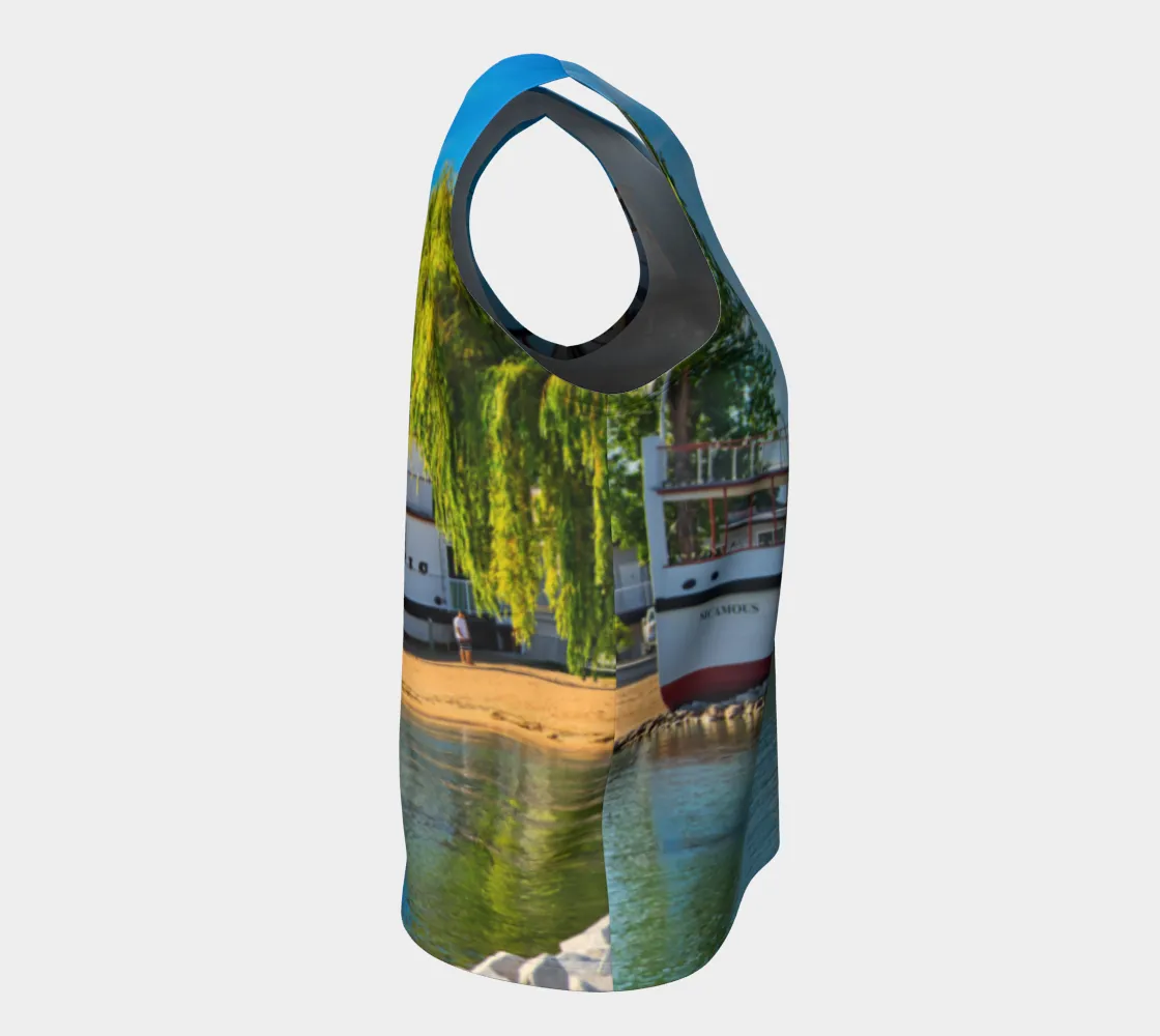 Women's All-Over Loose Regular Tank Top - SS Sicamous
