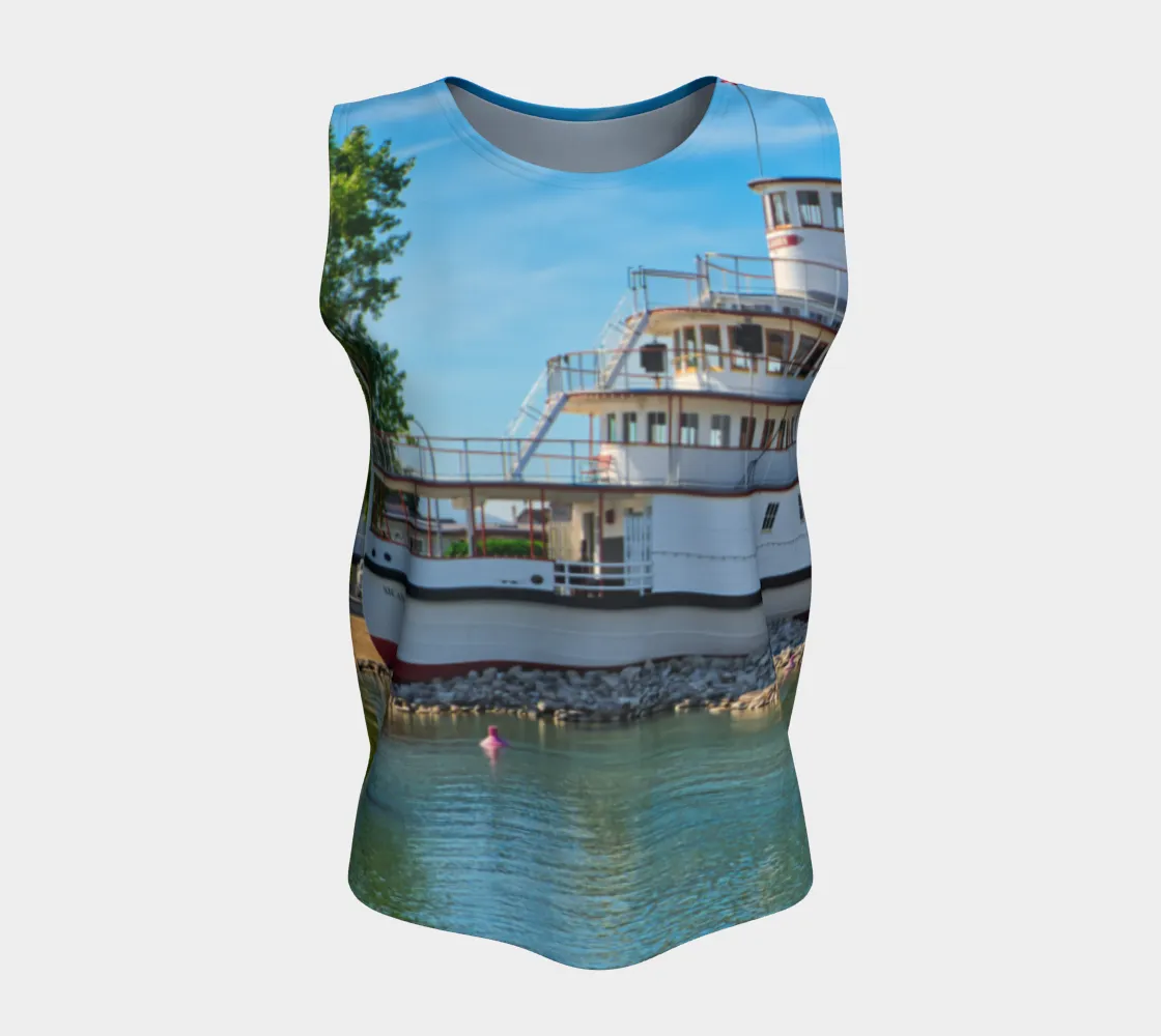 Women's All-Over Loose Regular Tank Top - SS Sicamous