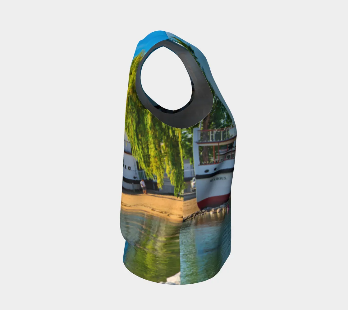 Women's All-Over Loose Regular Tank Top - SS Sicamous