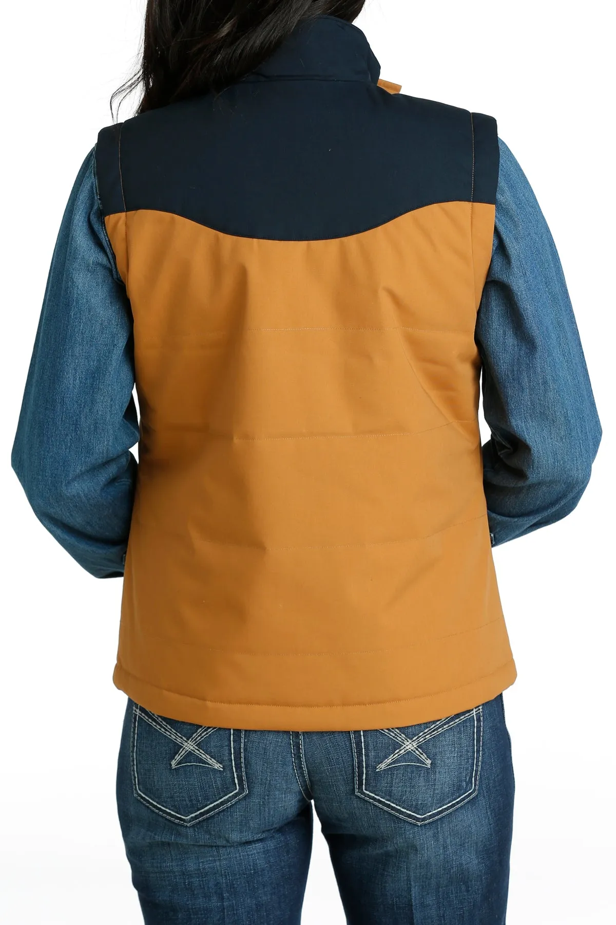 Women's Cinch Conceal Carry Vest in Brown