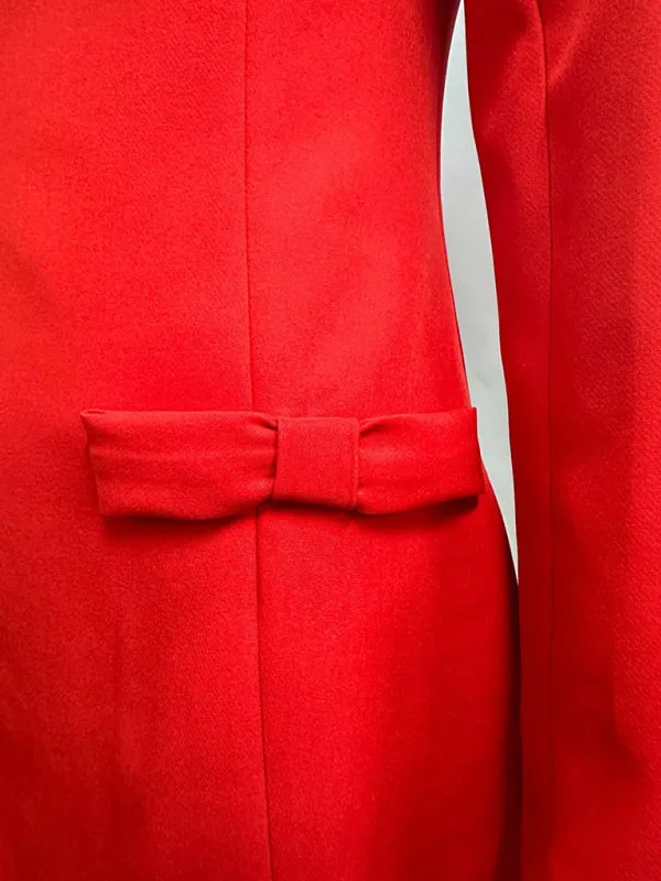 Women's exquisite waist bow elegant dress