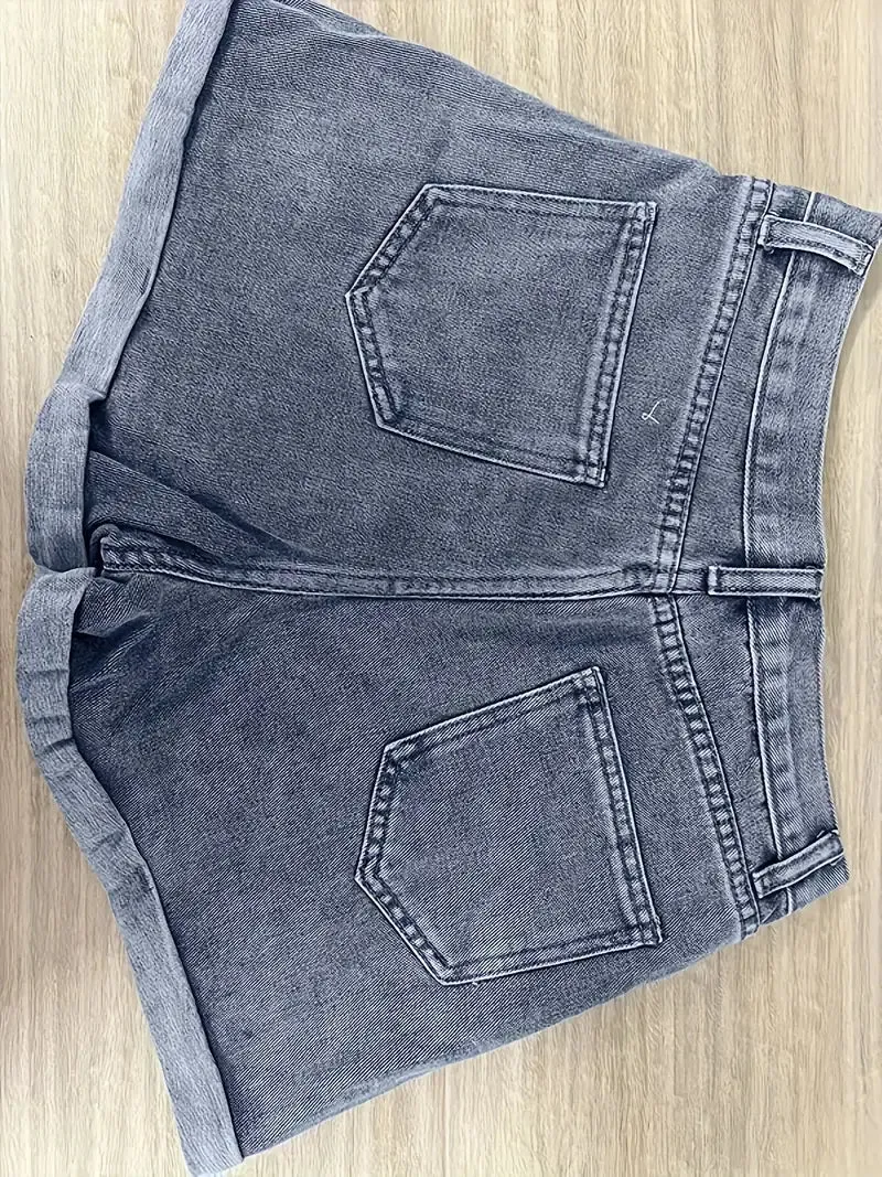 Women's High Waist Denim Shorts