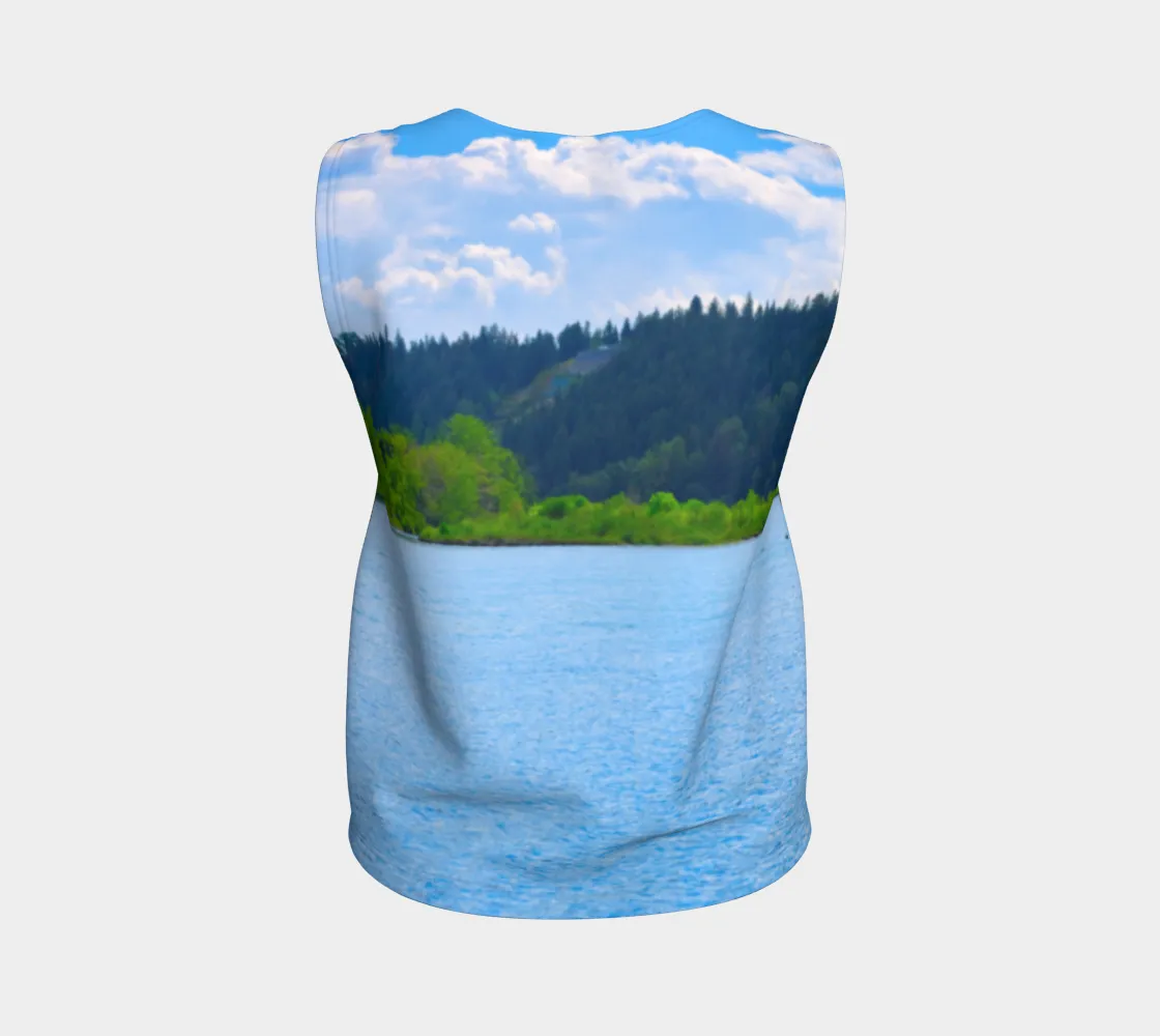 Women's Loose All-Over Regular Tank Top - Edworthy Park Bow River