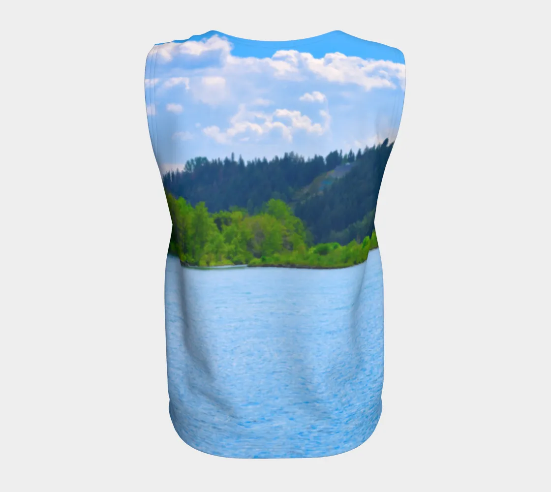 Women's Loose All-Over Regular Tank Top - Edworthy Park Bow River