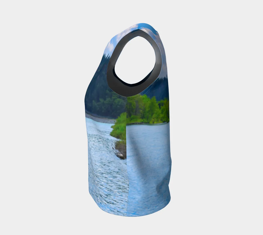 Women's Loose All-Over Regular Tank Top - Edworthy Park Bow River