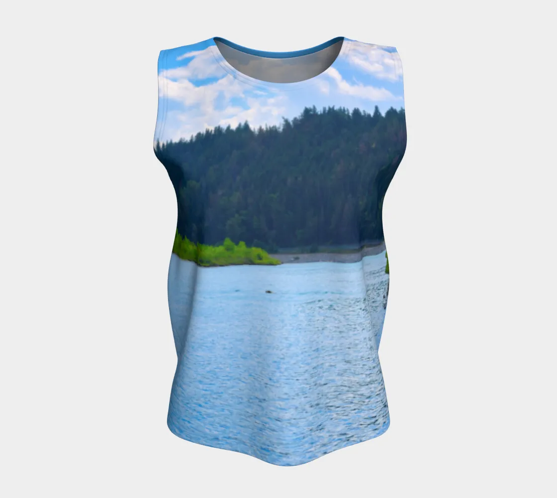 Women's Loose All-Over Regular Tank Top - Edworthy Park Bow River
