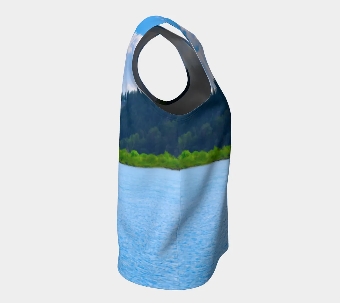 Women's Loose All-Over Regular Tank Top - Edworthy Park Bow River