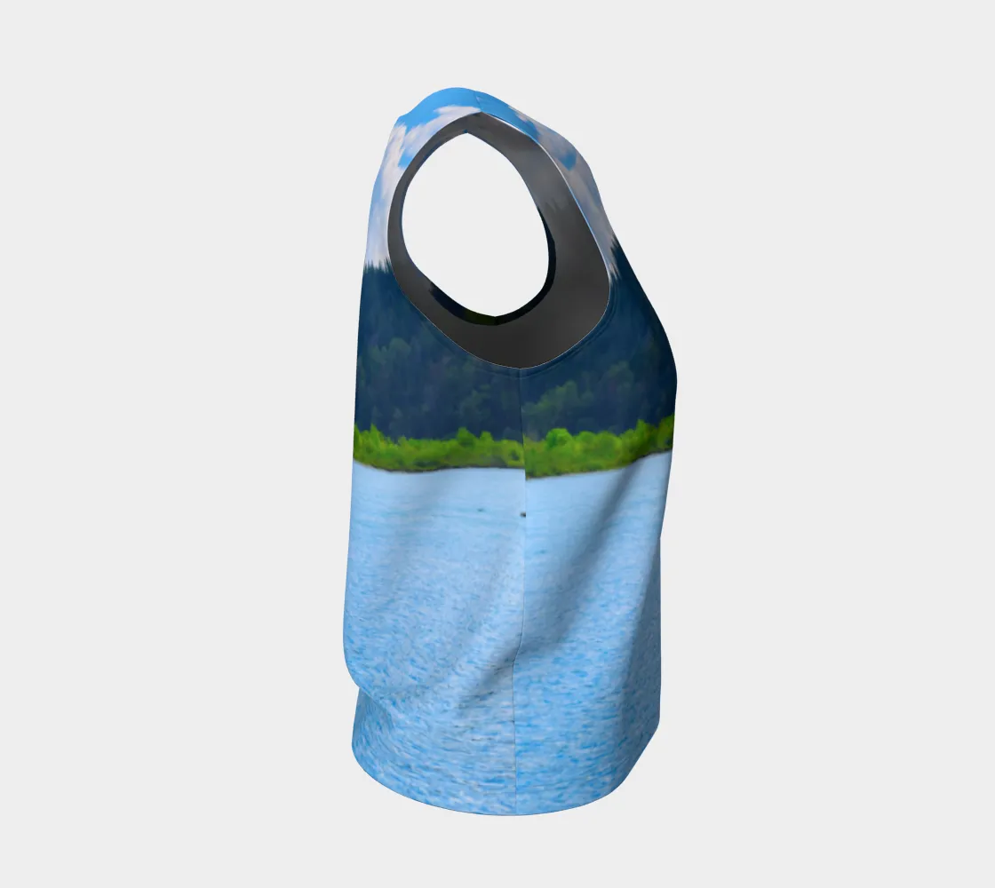 Women's Loose All-Over Regular Tank Top - Edworthy Park Bow River