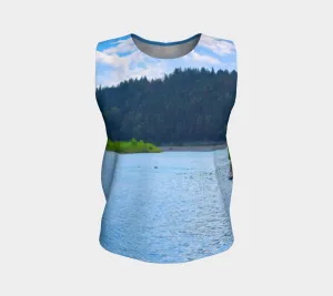 Women's Loose All-Over Regular Tank Top - Edworthy Park Bow River