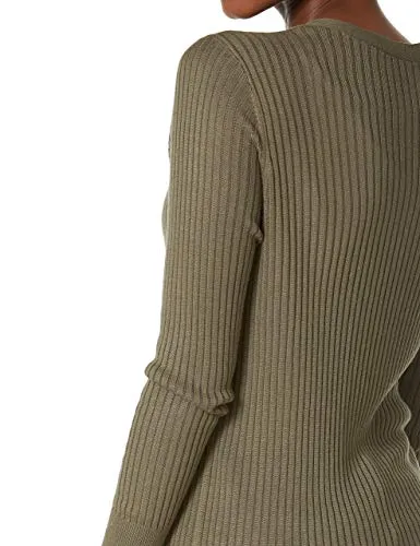 Women's Open Front Cardigan Shirt Long Sleeve Lightweight Coat (Army Green,S/4-6)