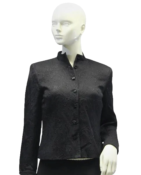 Worth 80's Blazer Black Size 2 SKU 000033