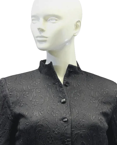 Worth 80's Blazer Black Size 2 SKU 000033
