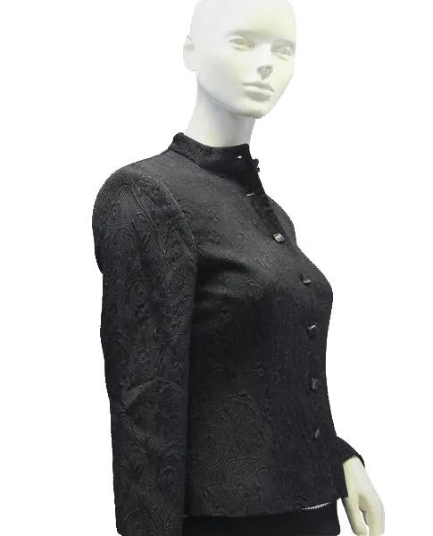 Worth 80's Blazer Black Size 2 SKU 000033
