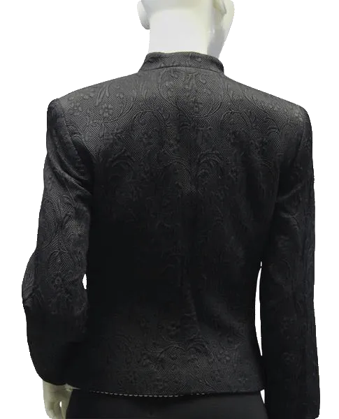 Worth 80's Blazer Black Size 2 SKU 000033