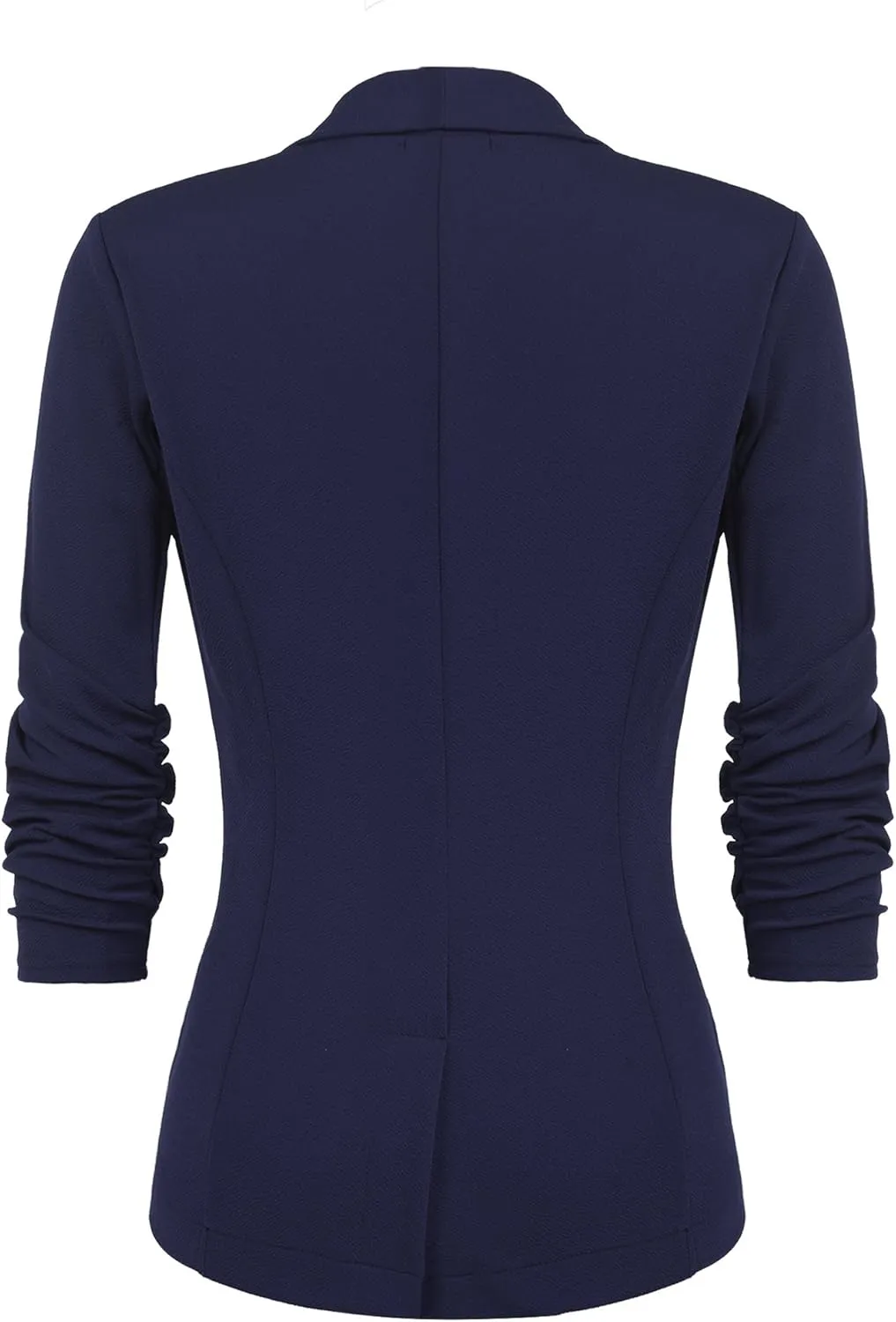 Zeagoo Women's Blazer Elegant 3/4 Sleeve Long Blazer (DE Only)